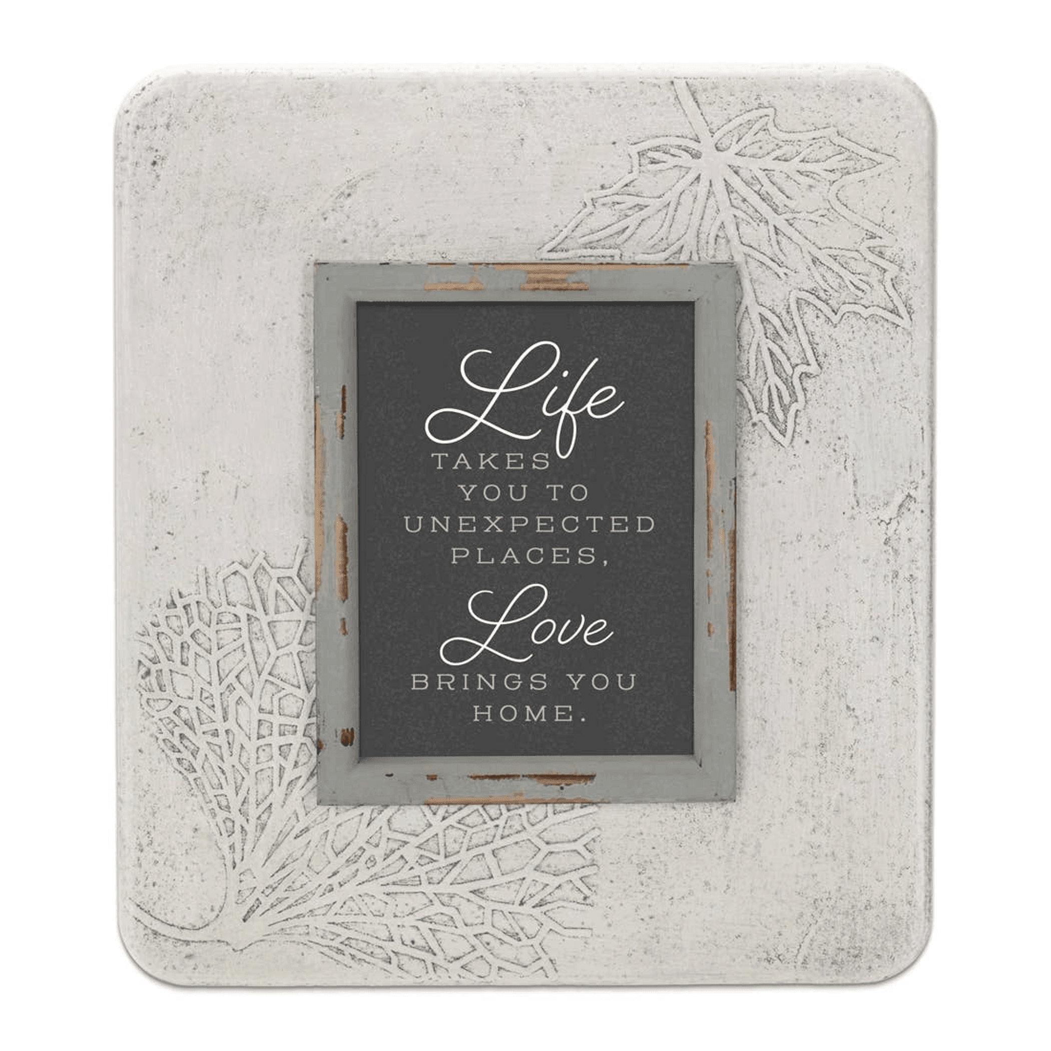 Life Takes You Stone Impressed Photo Frame - PRHOMZ