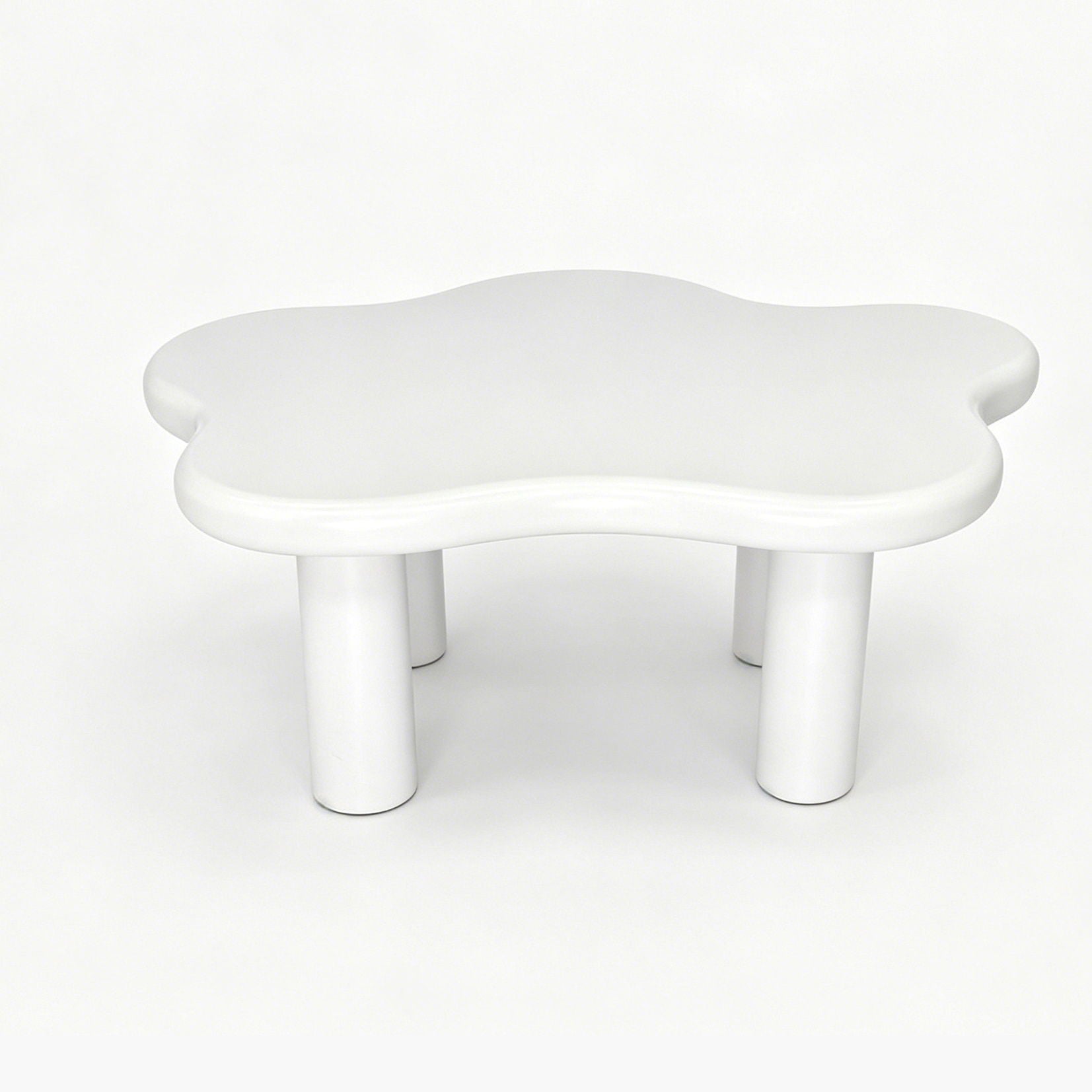 Cloud Shaped Coffee Table With 4 Round Legs