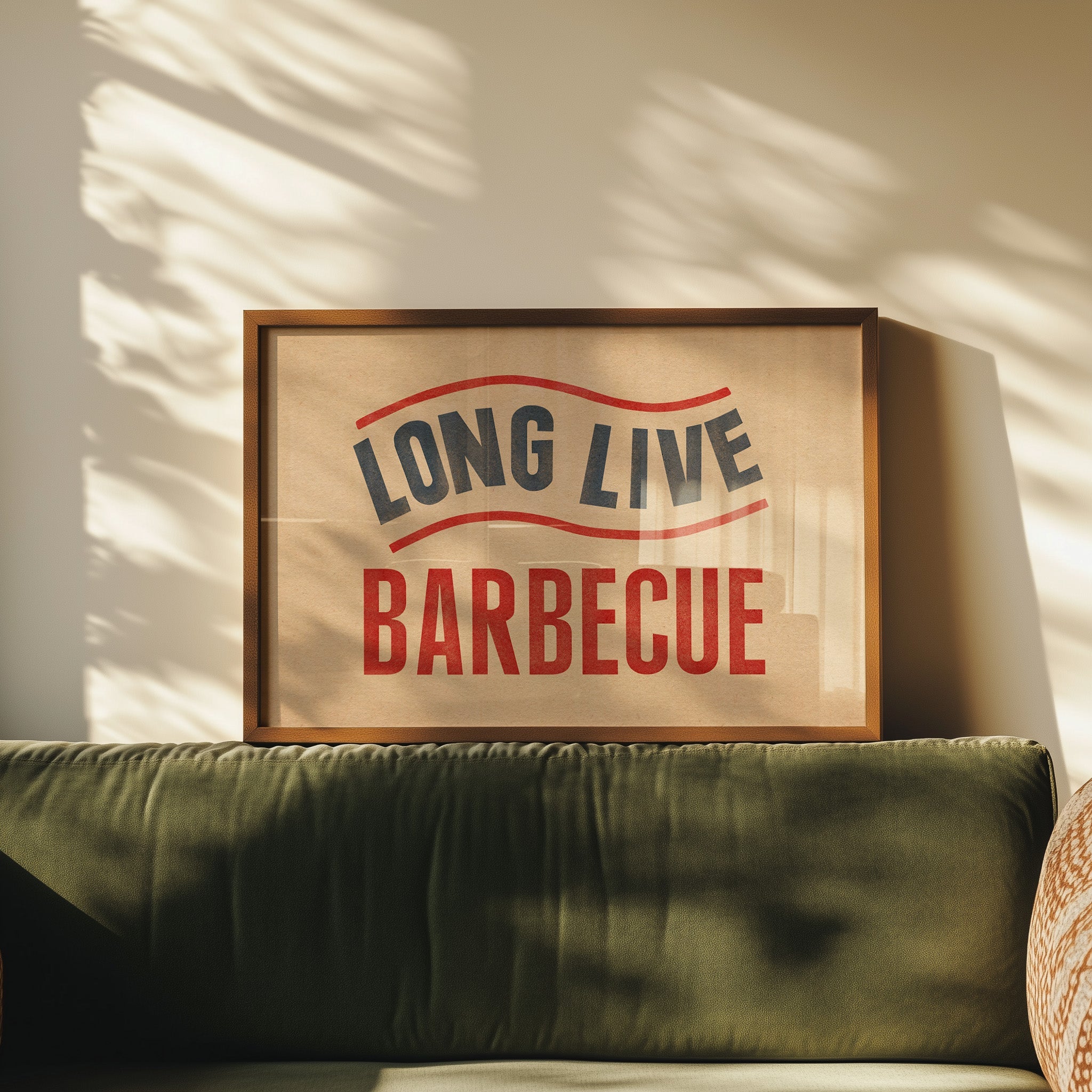 Long Live Barbecue Art Print