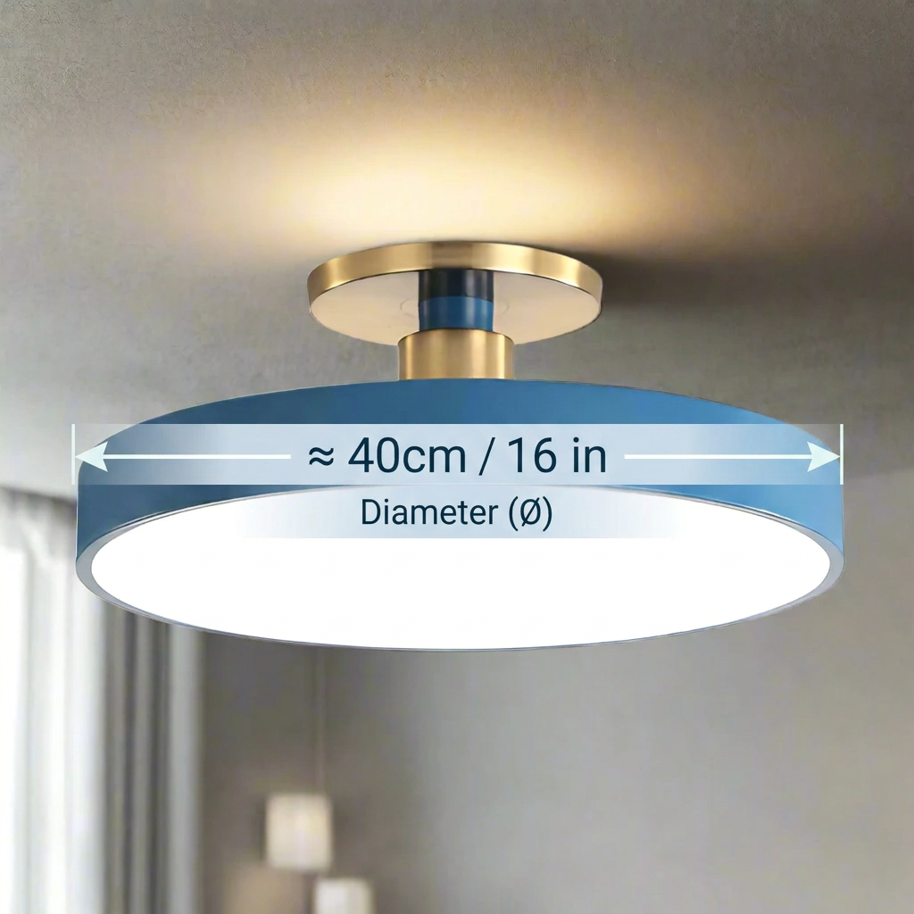 Minimalist Round LED Ceiling Light Nordic Flush Mount Lamp