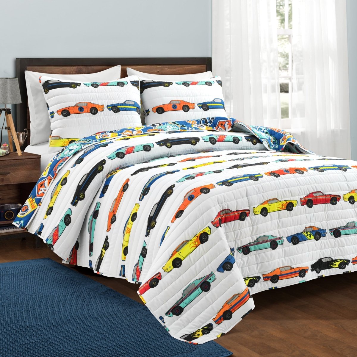 Race Cars Quilt Set