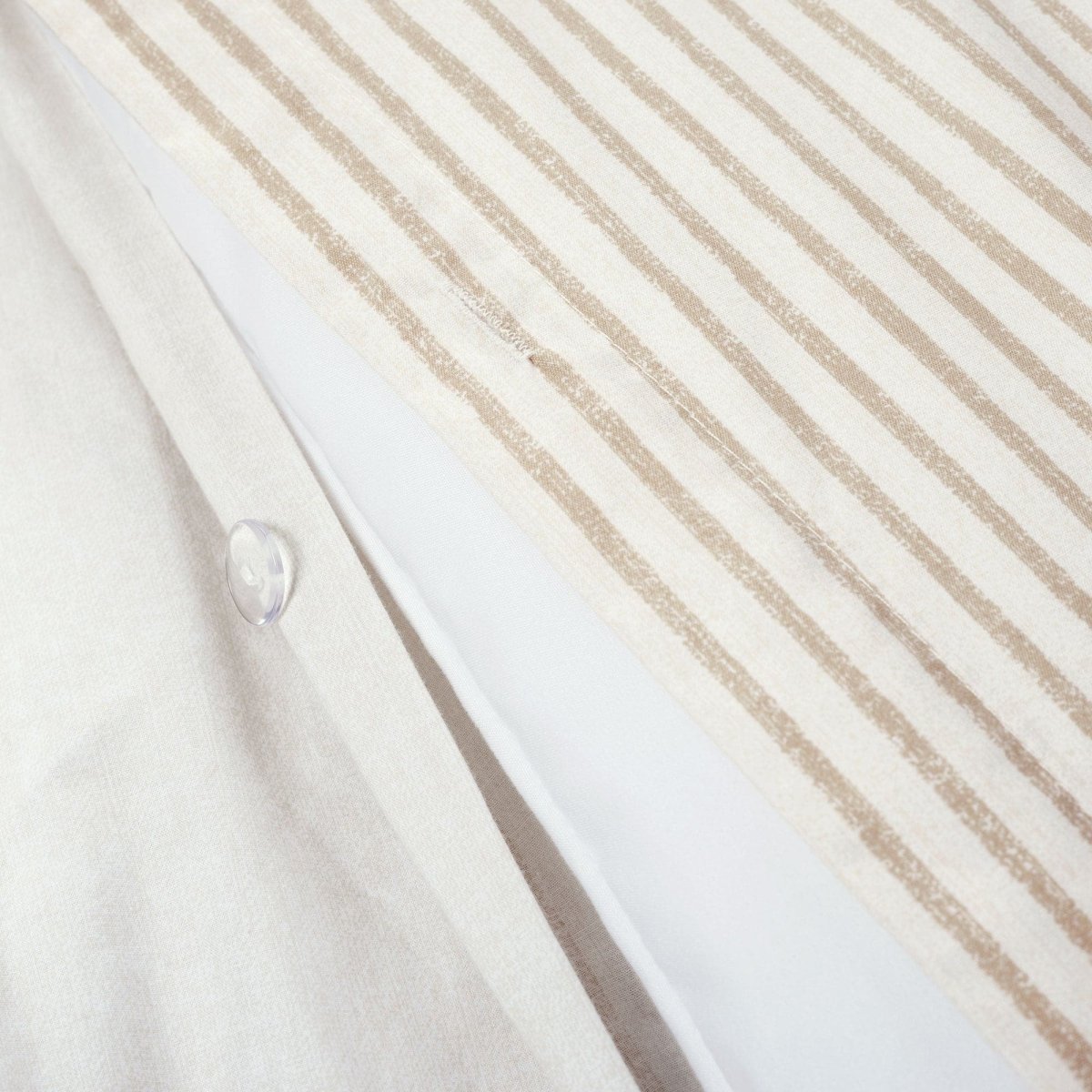 Farmhouse Stripe 100% Cotton Duvet Cover Set