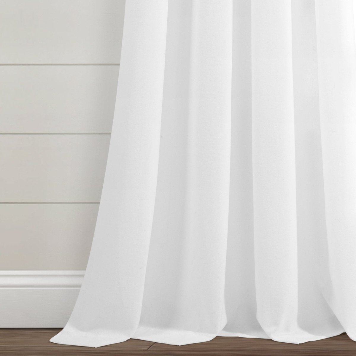 Farmhouse Boho Stripe Woven Tassel Yarn Dyed Recycled Cotton Blend Window Curtain Panel Set