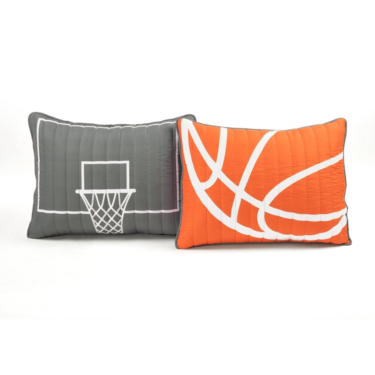 Basketball Game Reversible Quilt Set