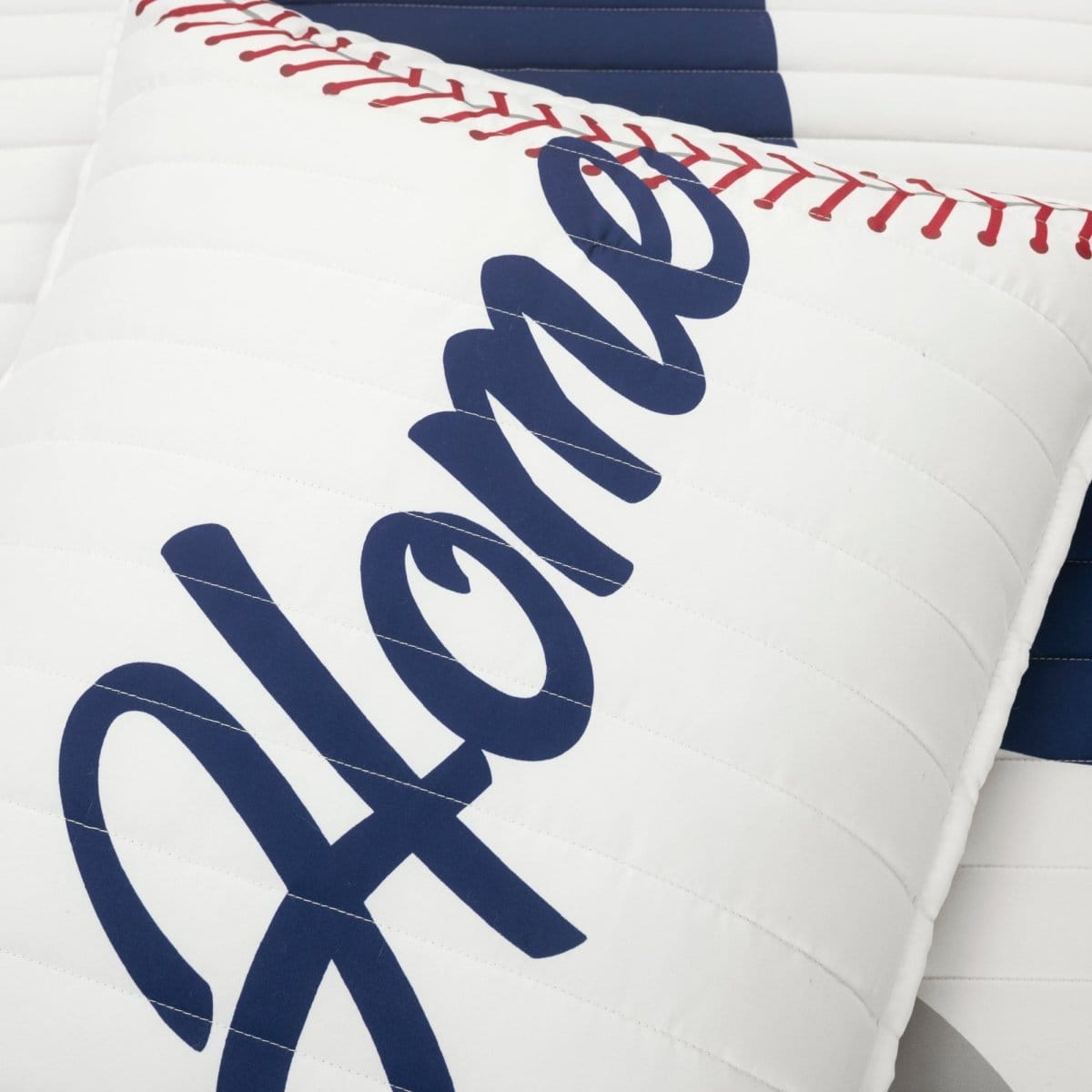 Baseball Game Reversible Oversized Kids Quilt Set