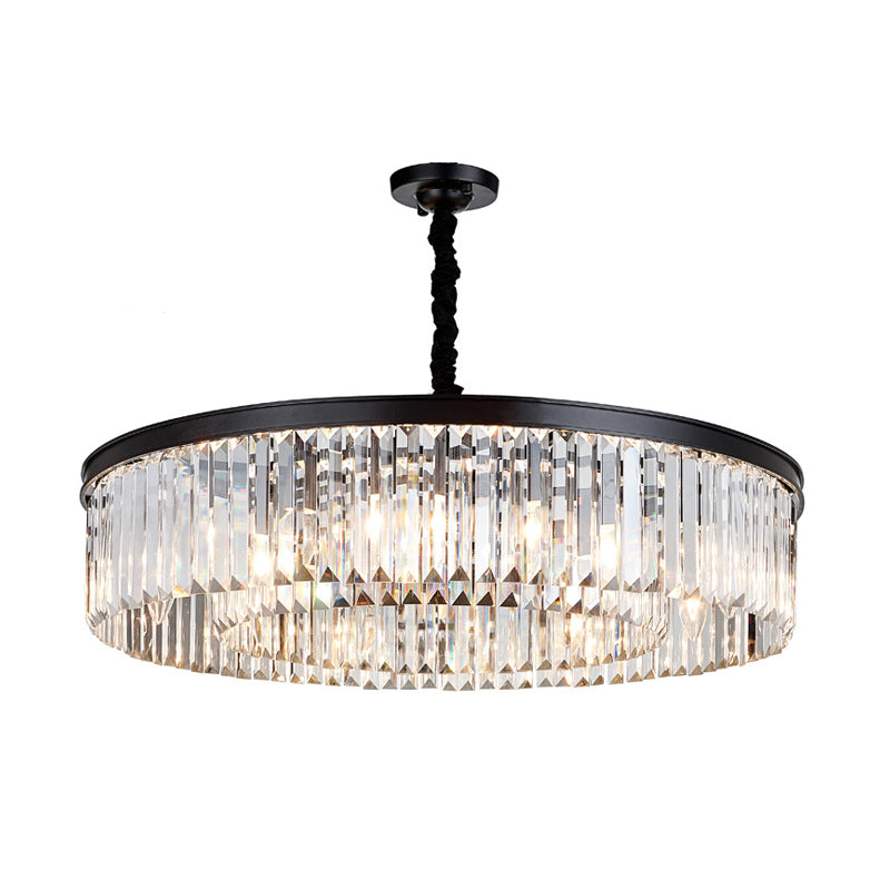 Emilia Modern Crystal Chandelier: Sparkling Elegance in Multiple Sizes (16", 23.5", 31.5")