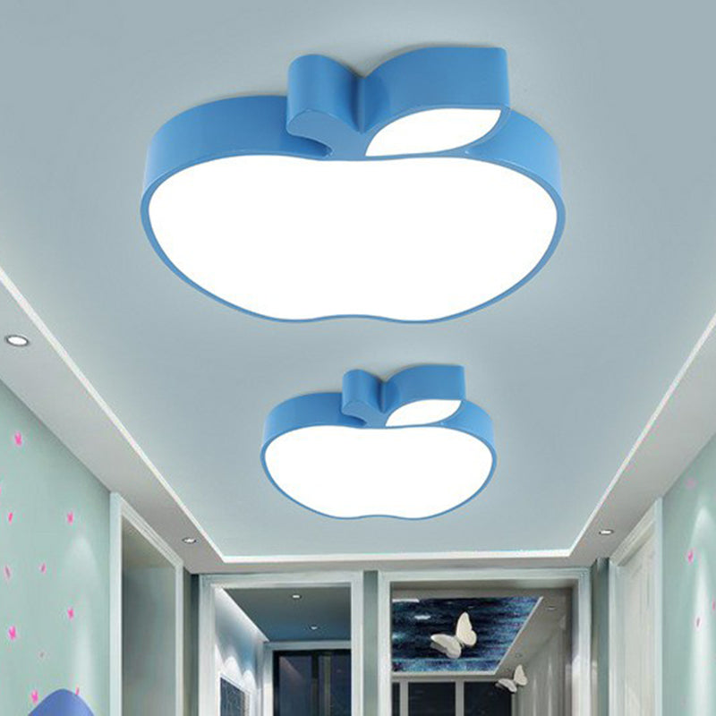 Ethan's Enchanted Apple: Blue LED Ceiling Light for Kids' Rooms