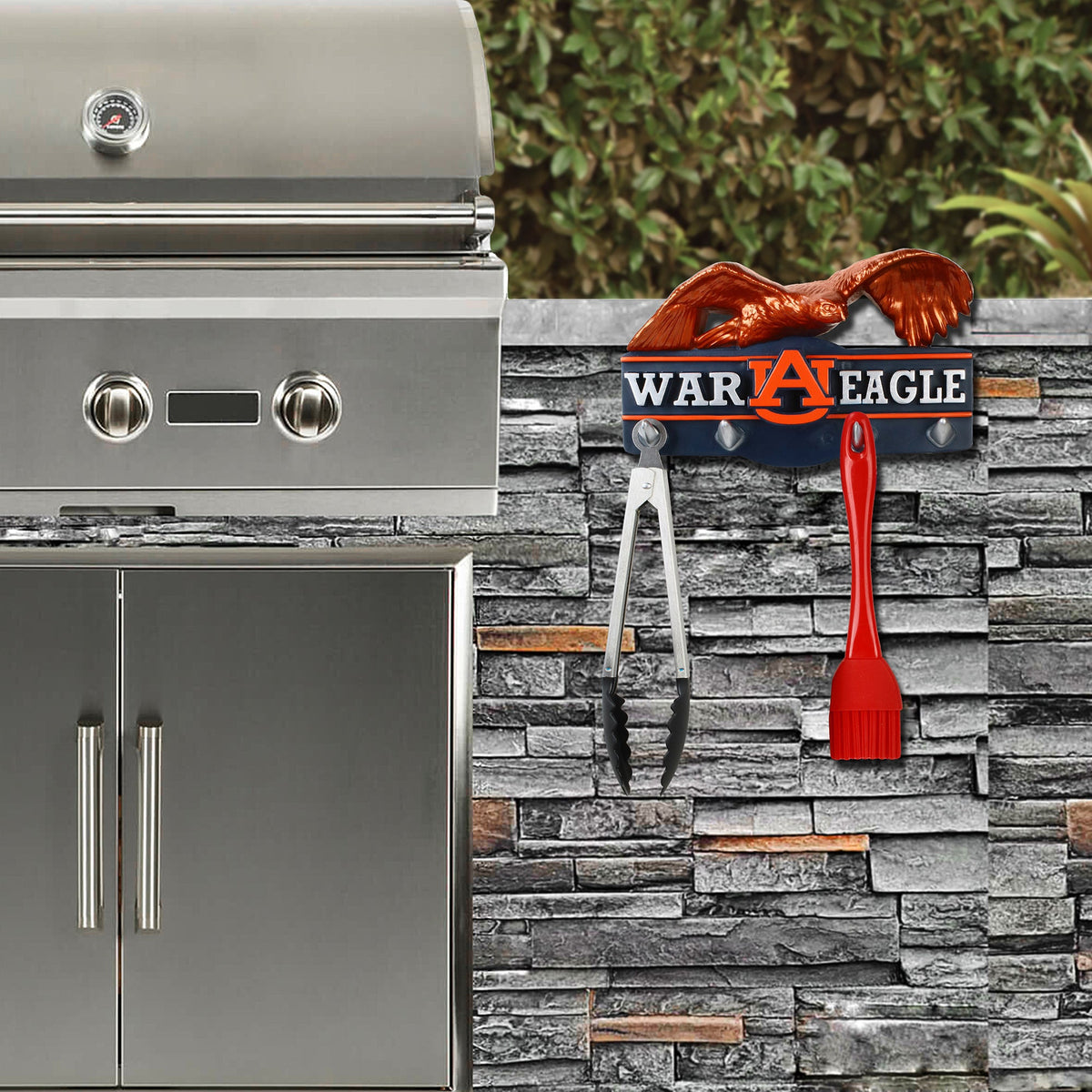 Auburn Tigers War Eagle Storage and Organizer Hooks for Hats, Lanyards, Keys and Grill Gear Gear