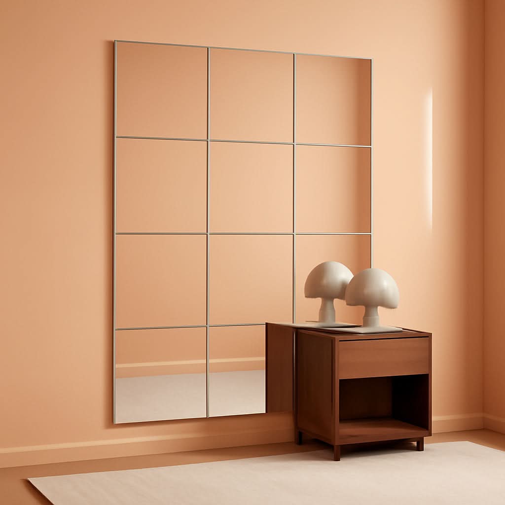 12 Inch Wall Mounted Mirror Tiles Home Gym 12 Pack