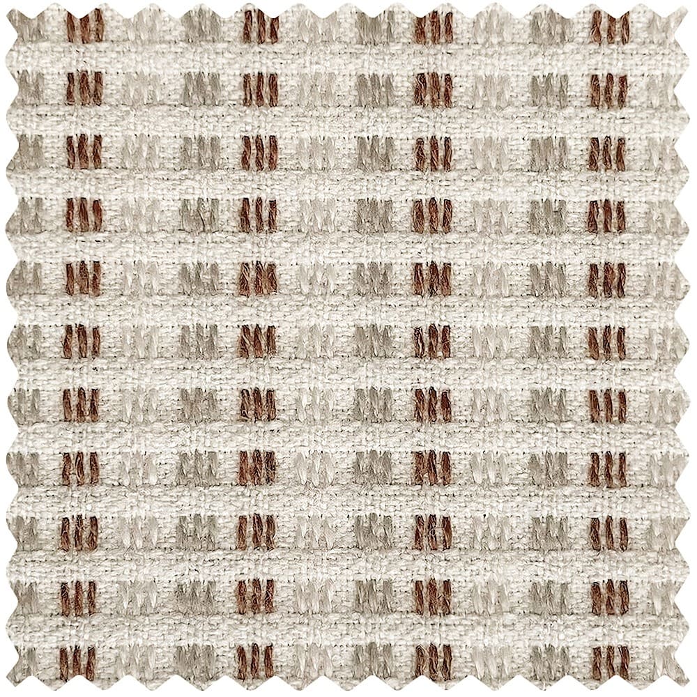 Elio Stripe Woven Textured Linen Curtains