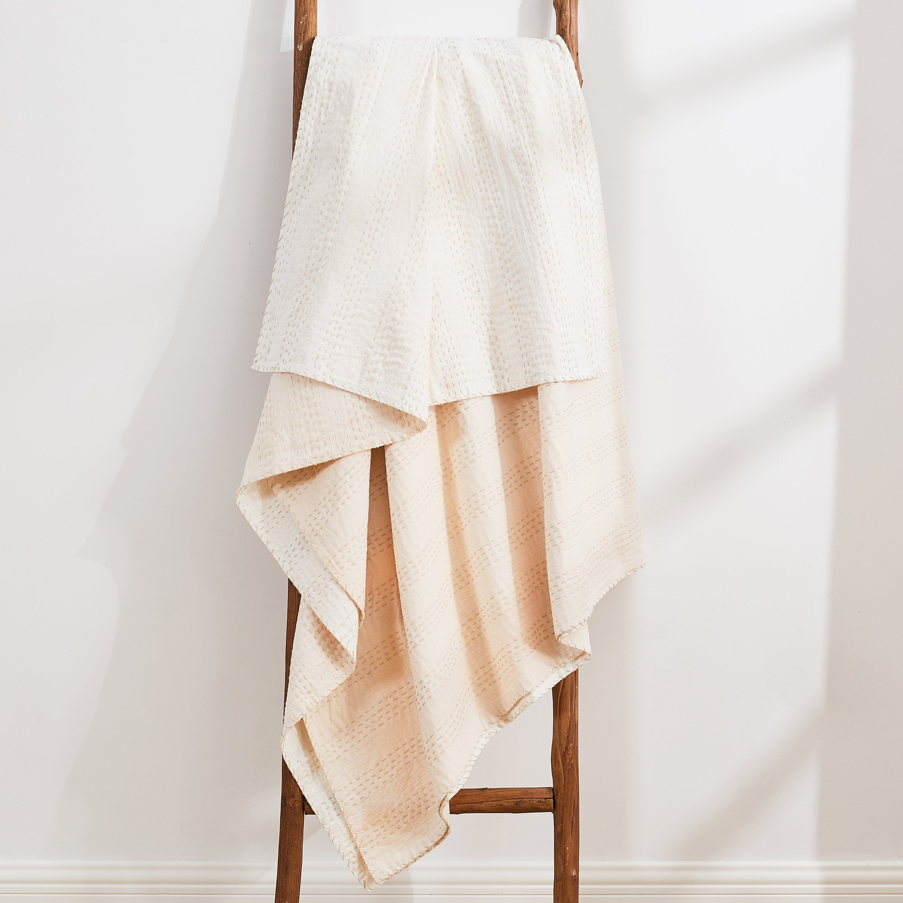 Hand Stitched Reversible Kantha Throws