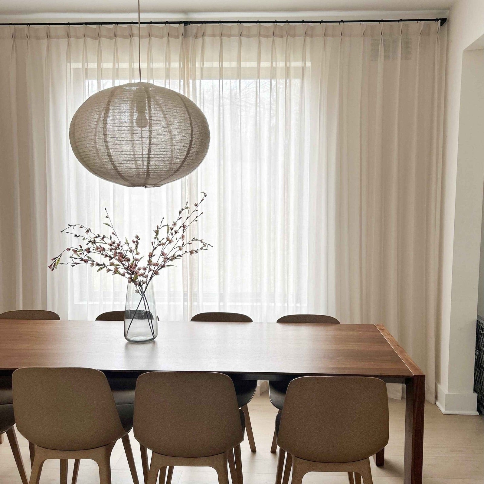 Lucia Linen Cotton Sheer Curtains