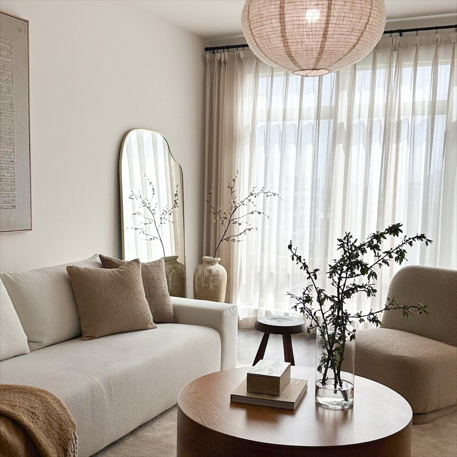 Lucia Linen Cotton Sheer Curtains