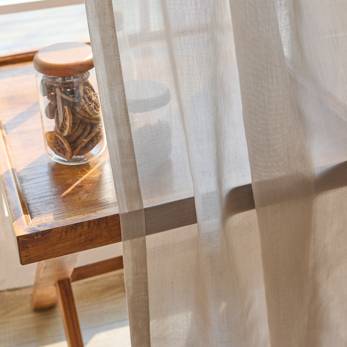 Lucia Linen Cotton Sheer Curtains