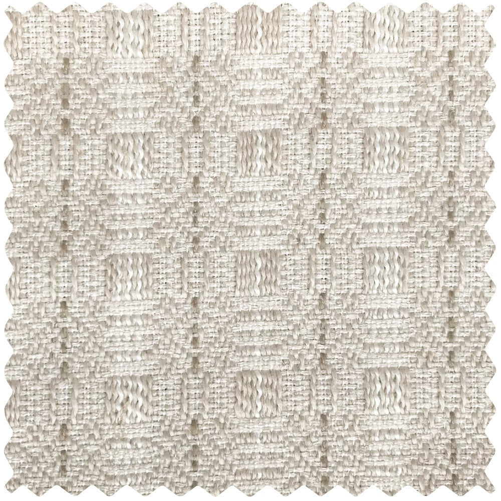 Giada Geometric Woven Pattern Linen Curtains