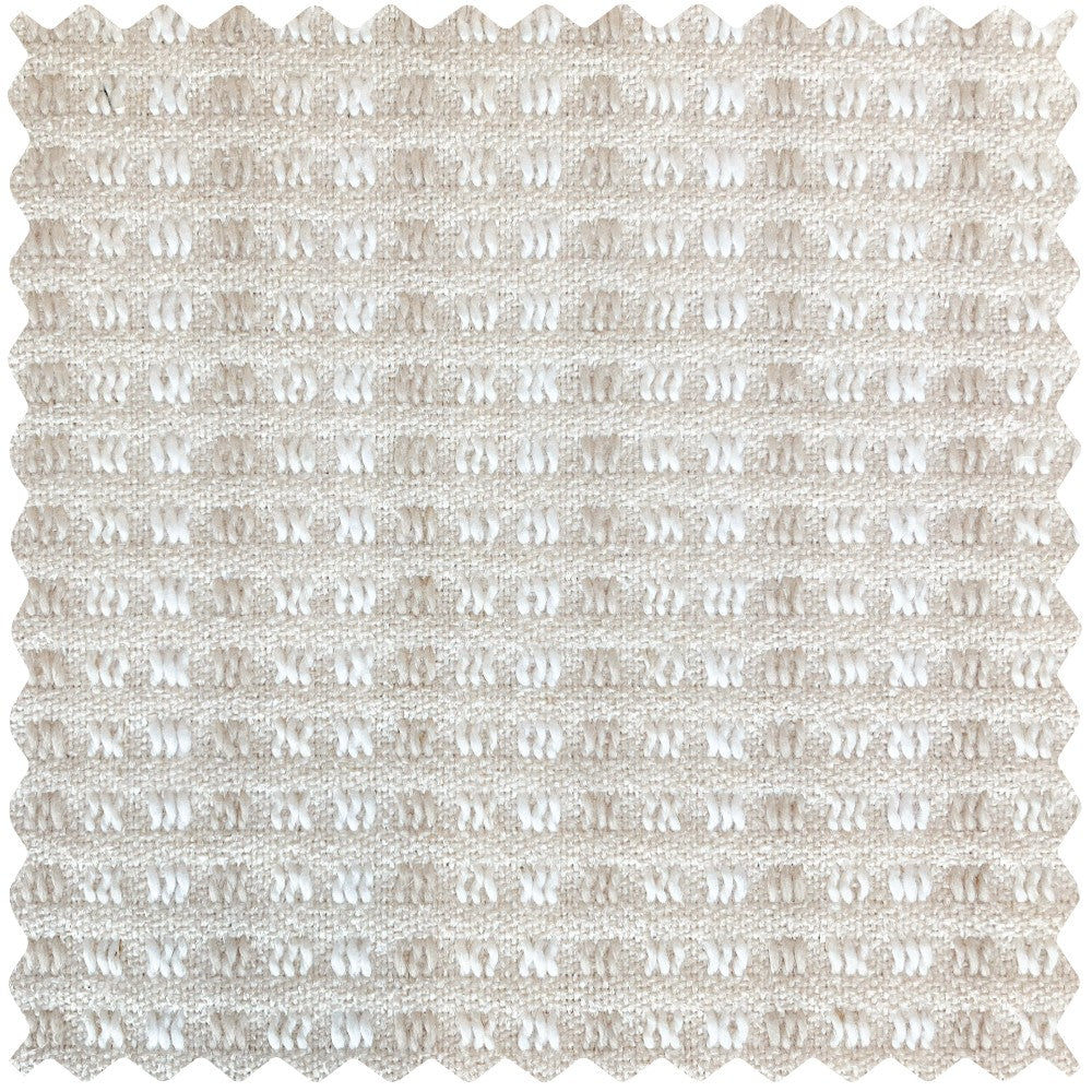 Elio Stripe Woven Textured Linen Curtains