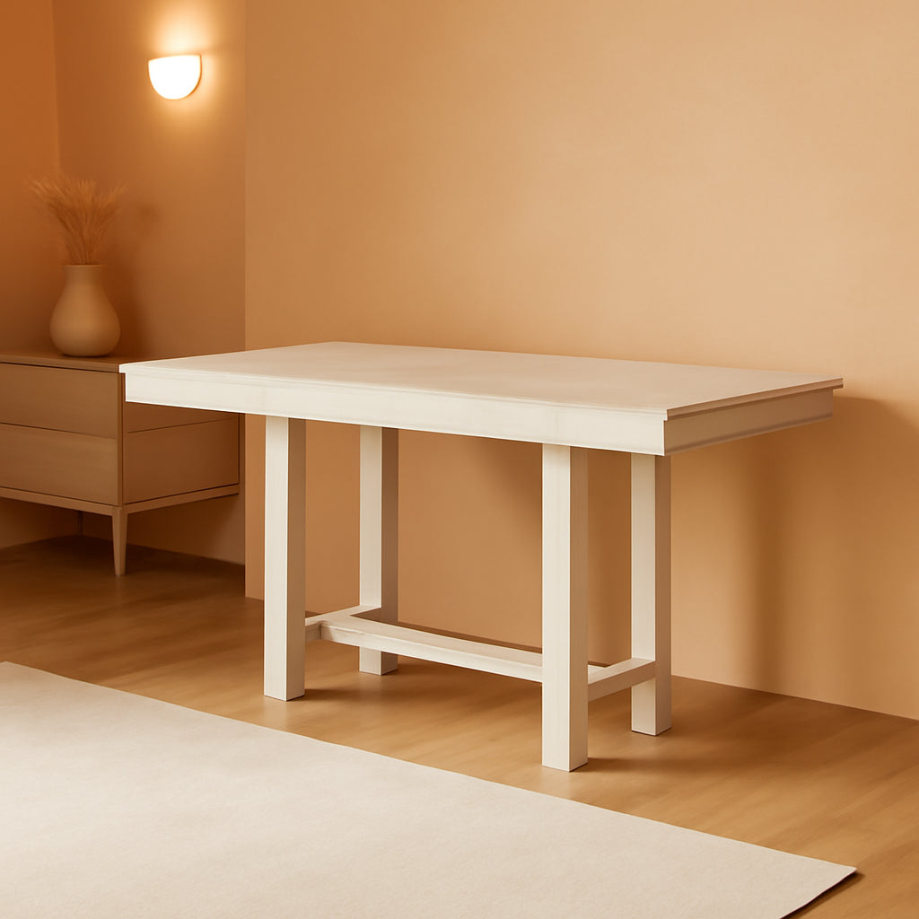 Robbinsdale Counter Height Dining Extension Table 42W 86D White