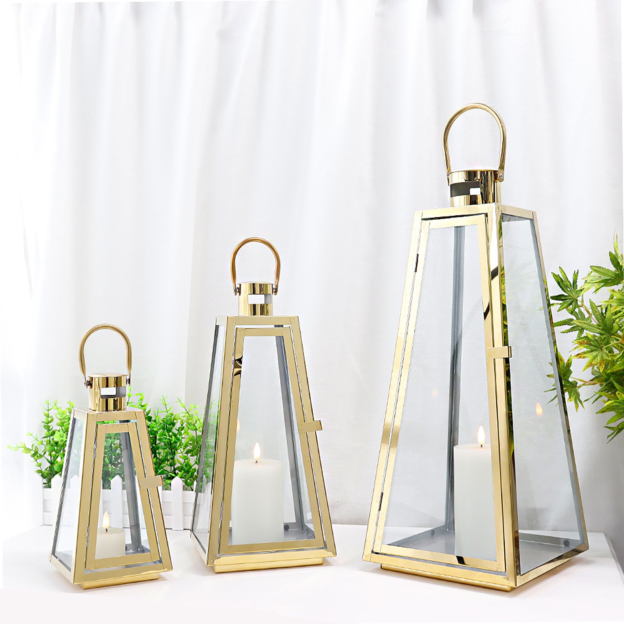 21'' & 16'' &11''High Decorative Lantern Candle Holder-4