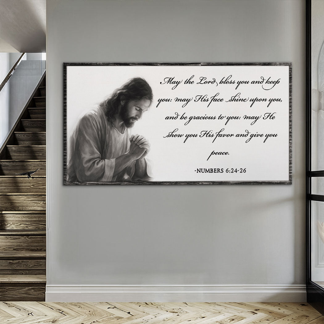 Numbers 6:24-26 - May The Lord Bless You Faith Sign IV