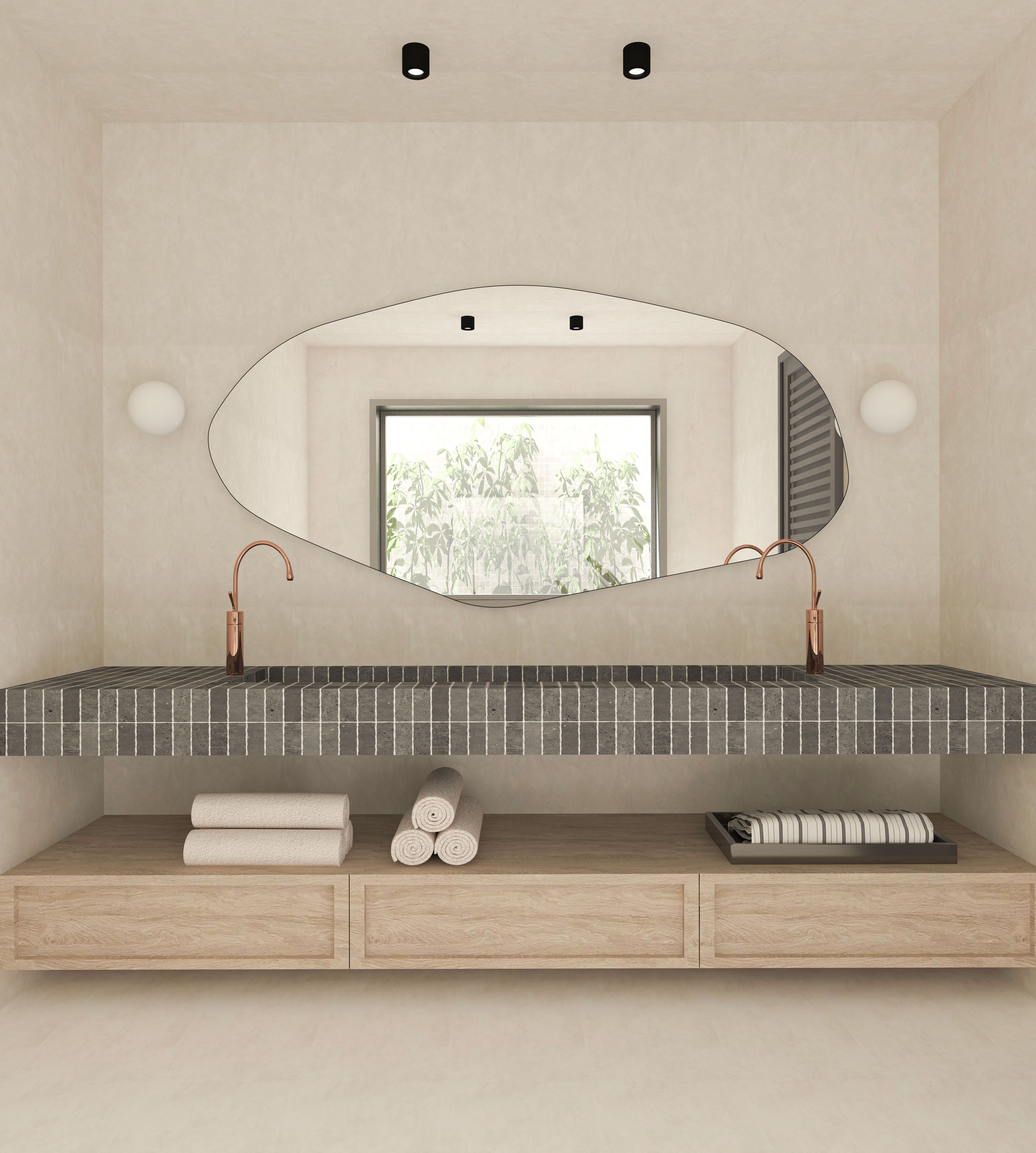 Sile Irregular Asymmetrical Mirror