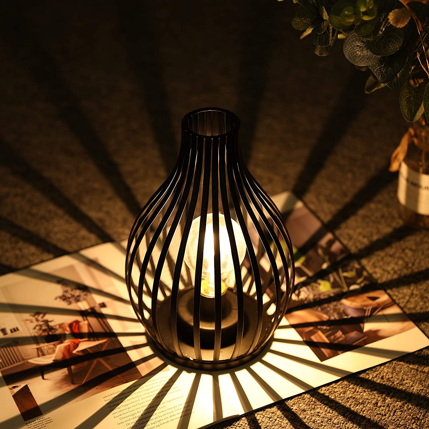 9.5''High Battery-Powered Table Lamp-1