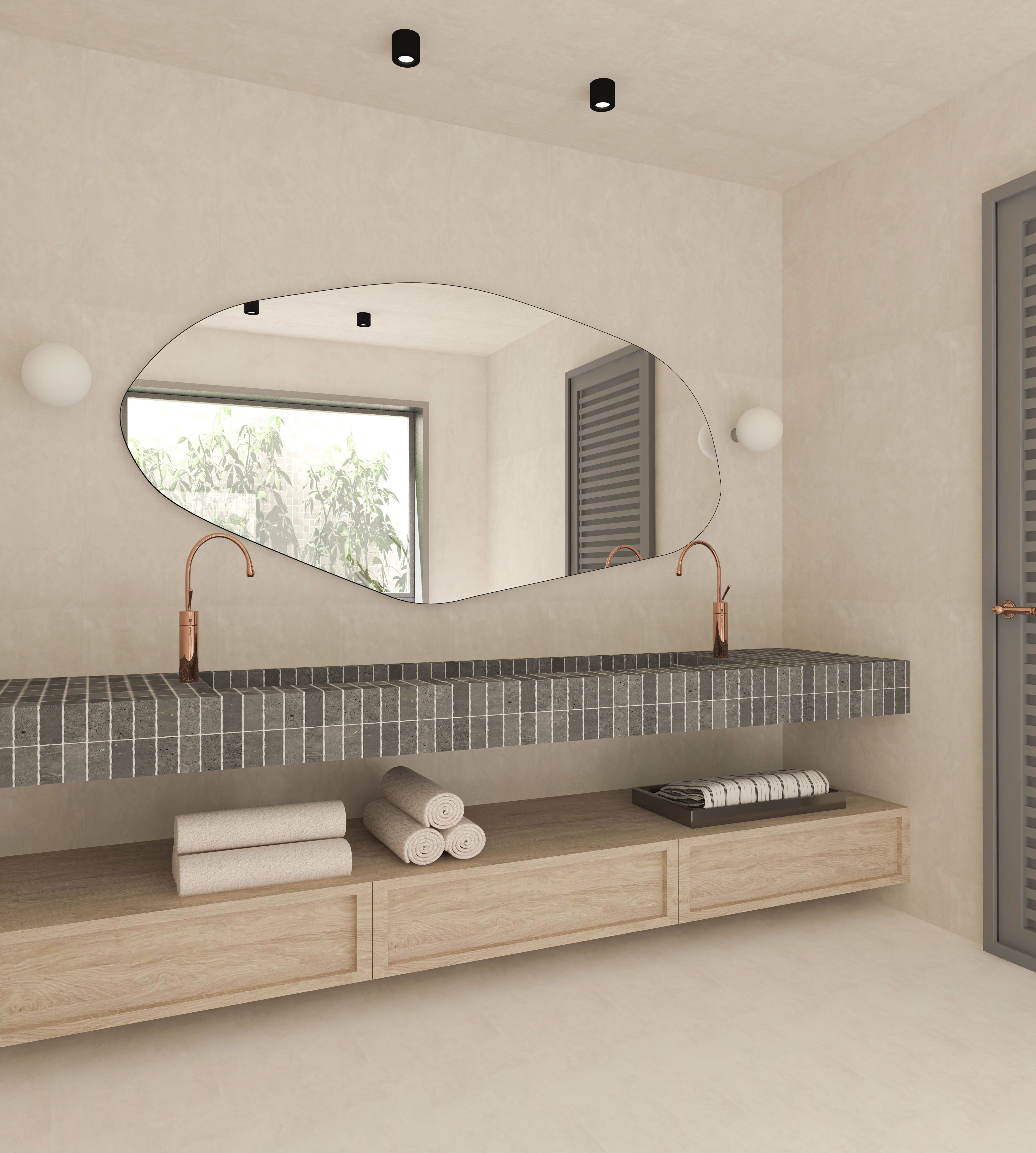 Sile Irregular Asymmetrical Mirror