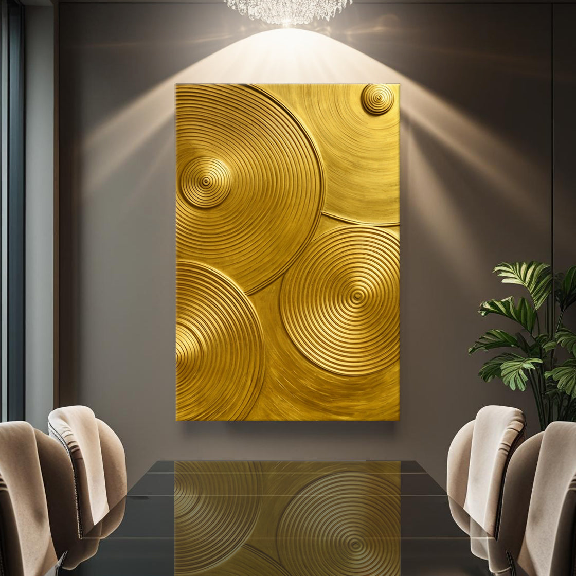 Gold Symphony Wall Art
