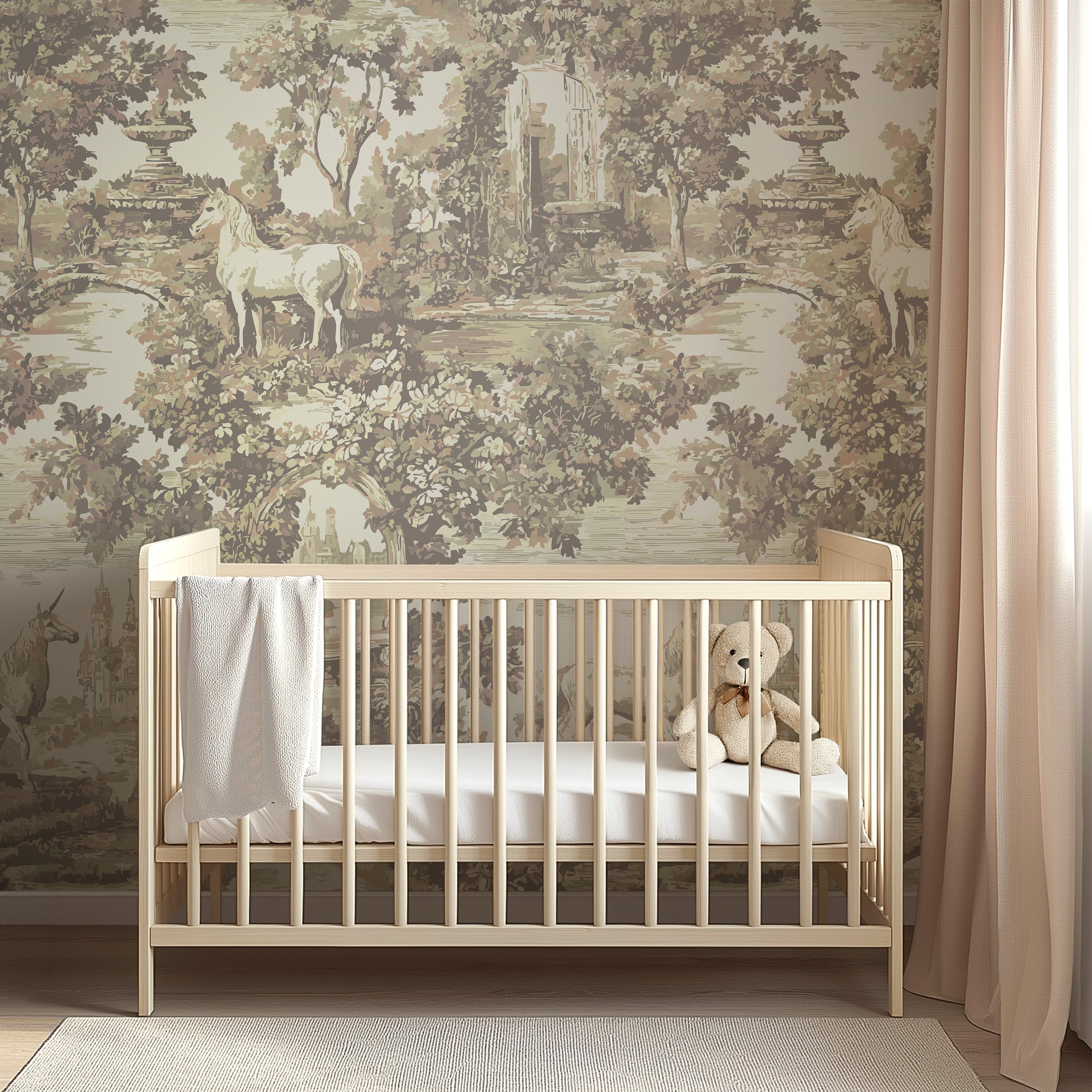 Attlyn Wallpaper by Hosta Pasta Patterns