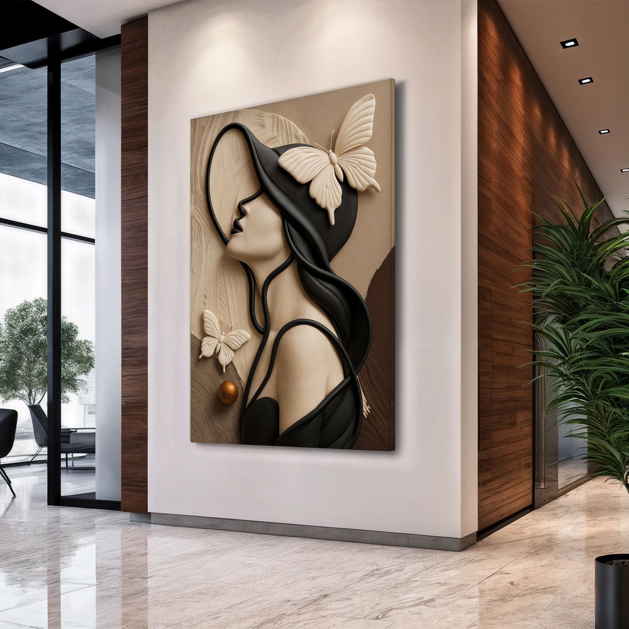 Woman's Delicate Lines Wall Art