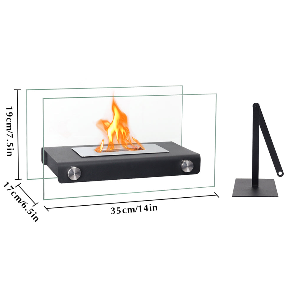 14" L Portable Tabletop Fireplace-2
