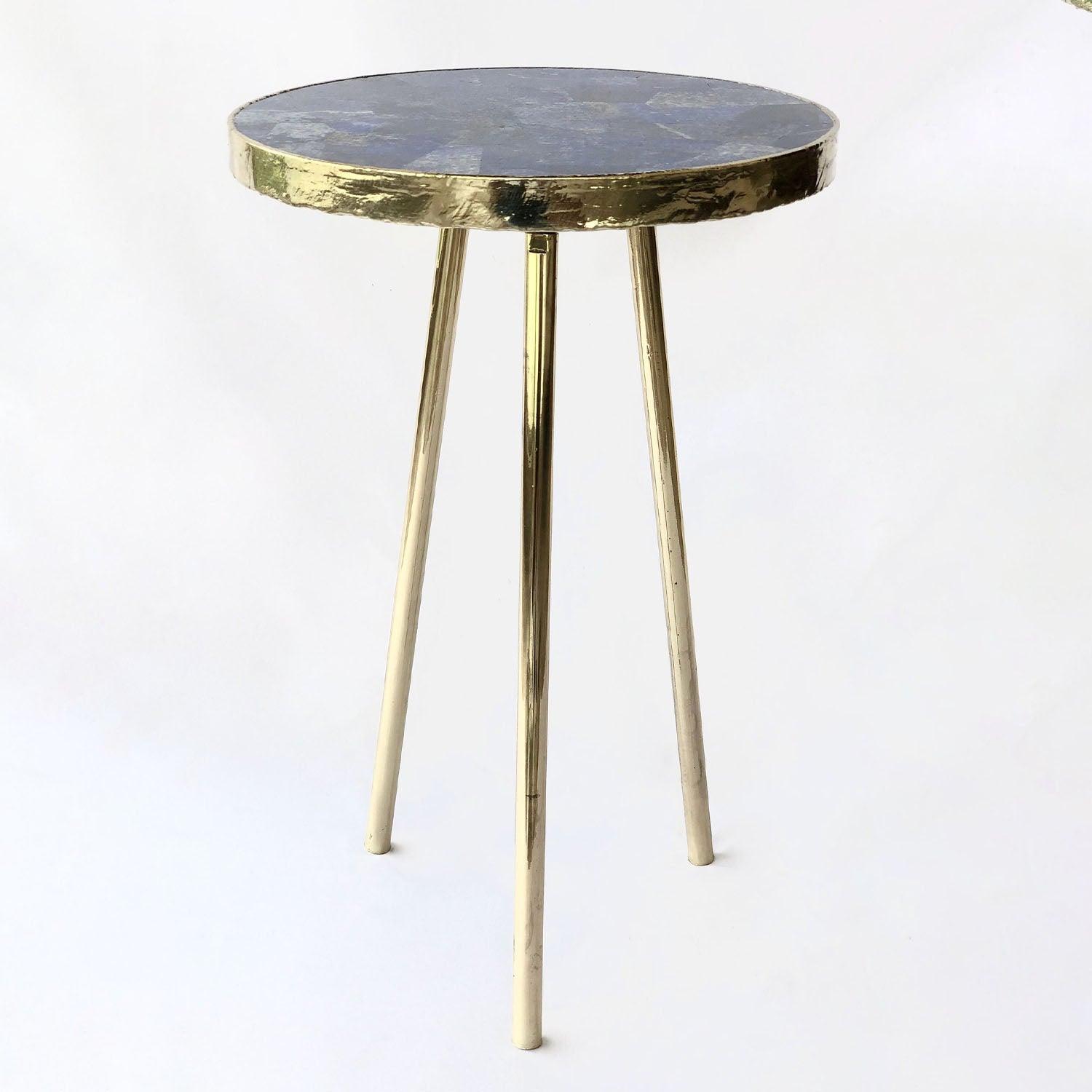 Lapis Lazuli Round Coffee/Side Table - PRHOMZ