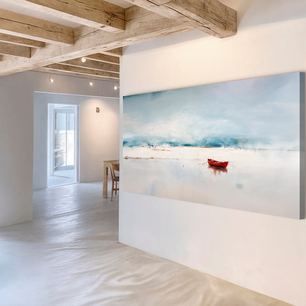 Misty Morning Abstract Wall Art