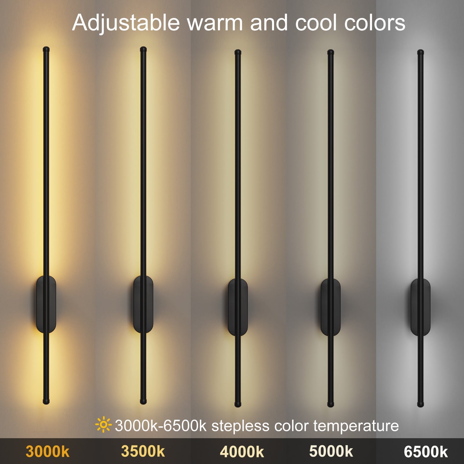 2PCS Minimalist Wall lights, Linear Sconces-4