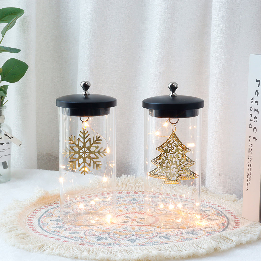 7" H Set of 2 Battery Powered Cordless Lamps-2