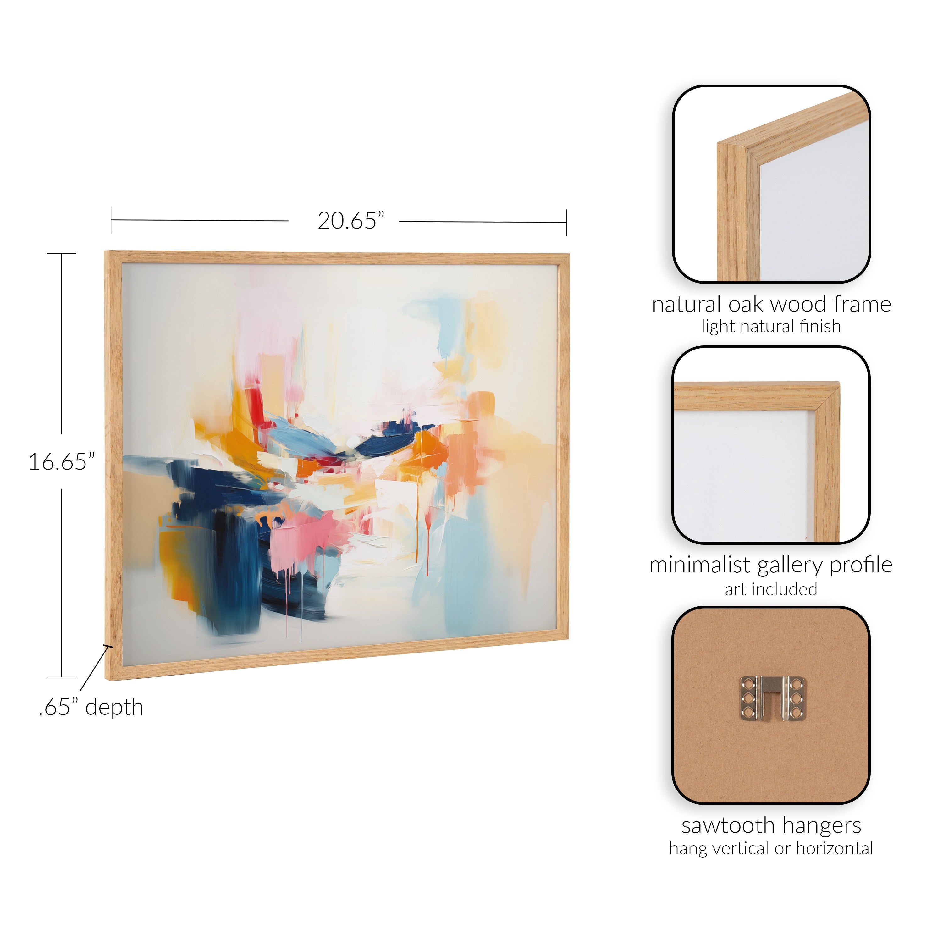 Gallery Elegant Coastal Beach Abstract Print by The Creative Bunch Studio