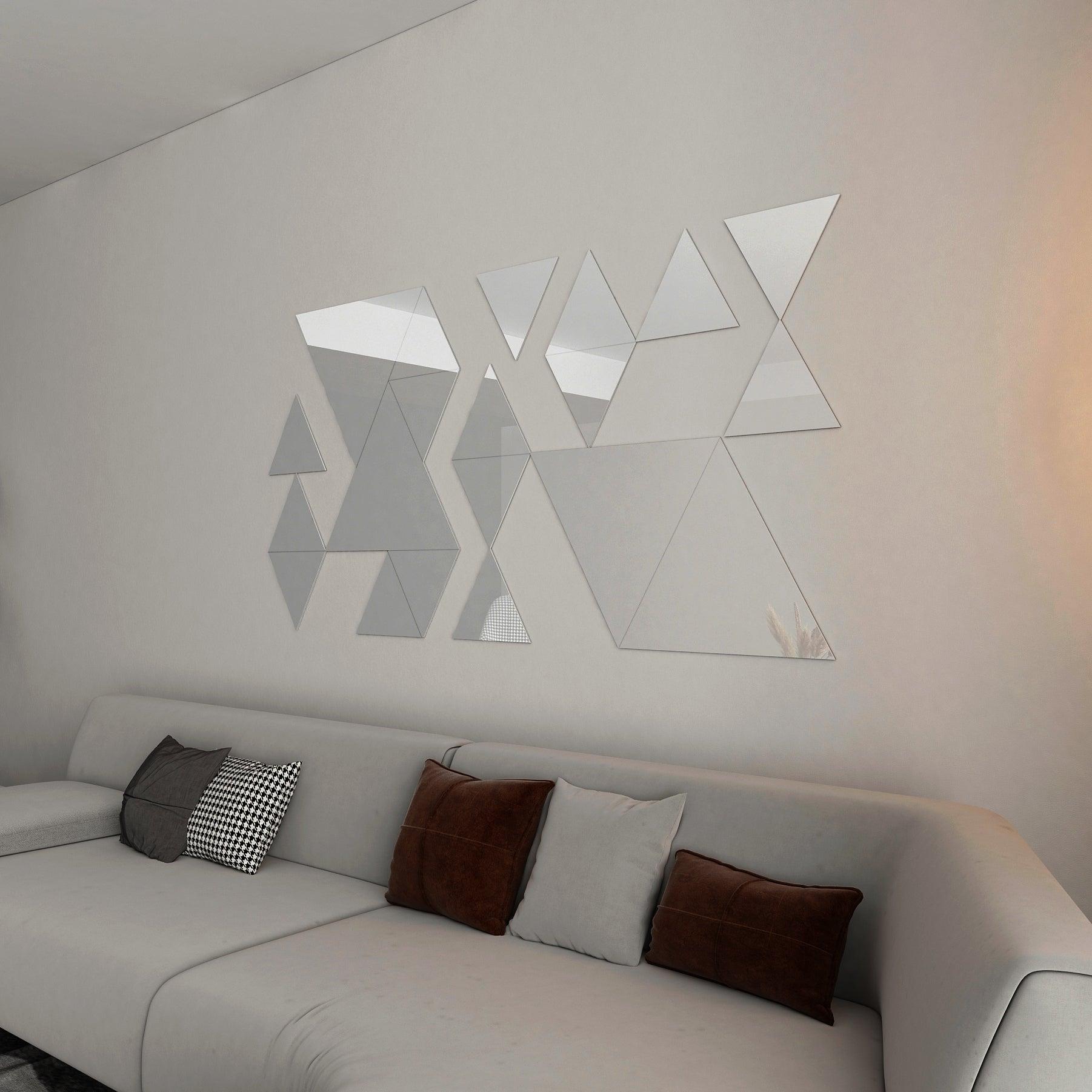 Mirrored Decorative Triangles - PRHOMZ