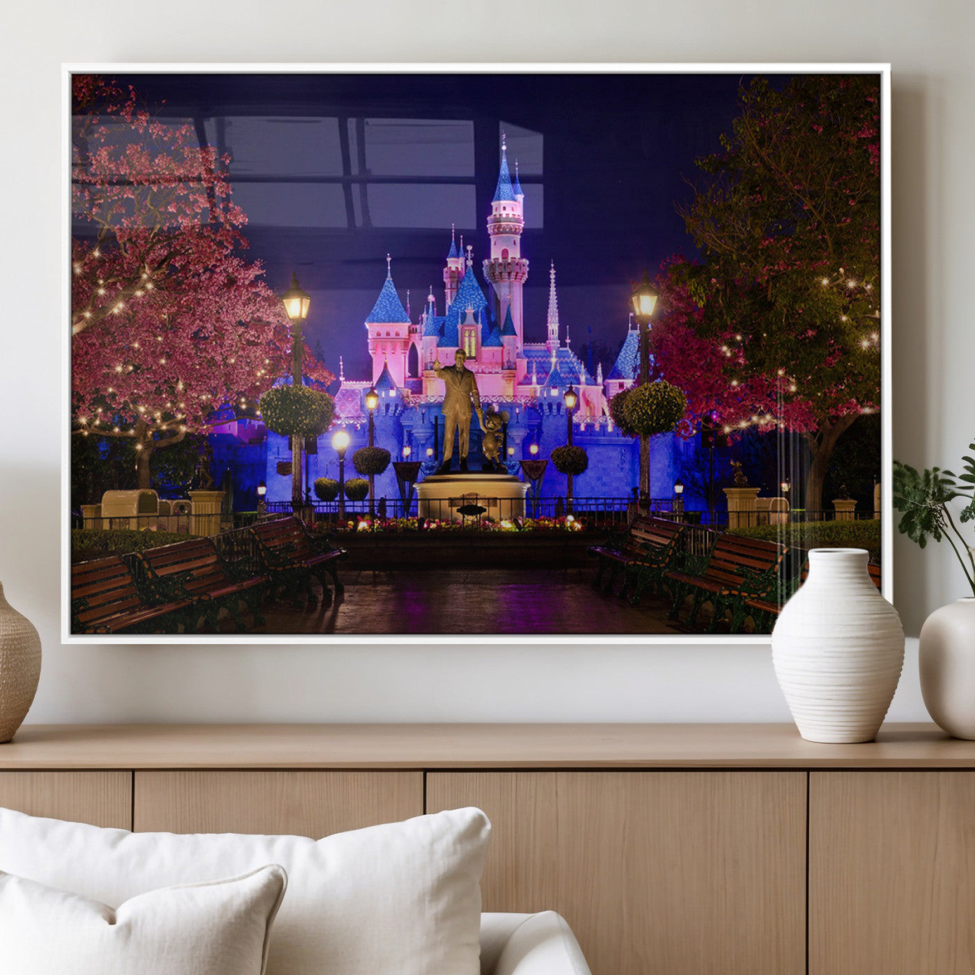 Castle Large Wall Art Disney Magic Kingdom Kids Room Decor -