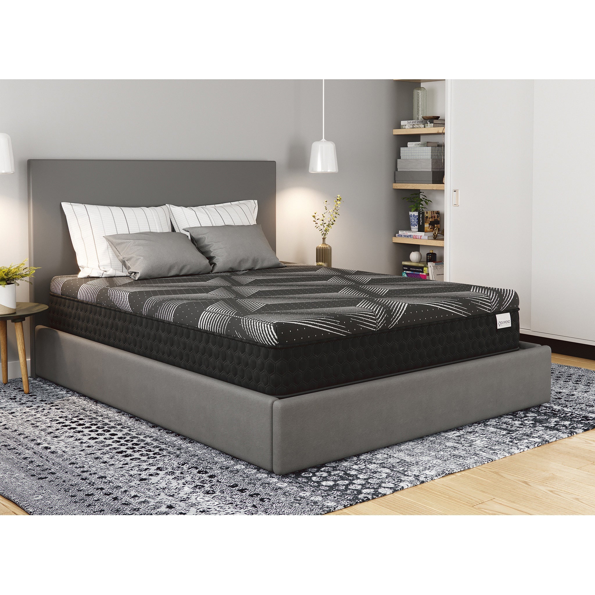 Diamond Matrix Copper Cooling Hybrid Mattress Twin XL