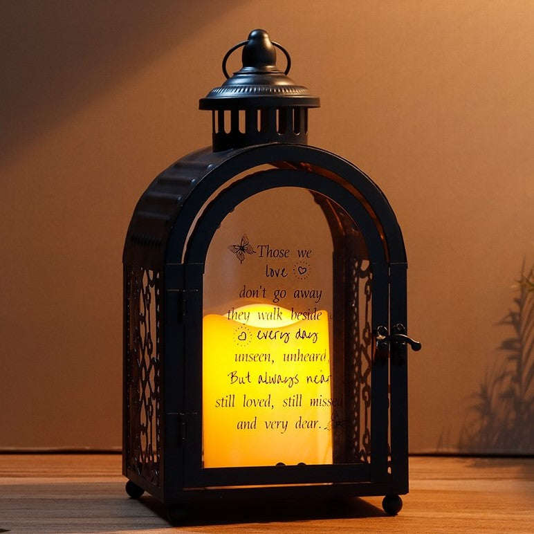 11''High Remembrance Lantern with Memorial Poem Bereavement Sympathy Gift Memorial Lantern-1