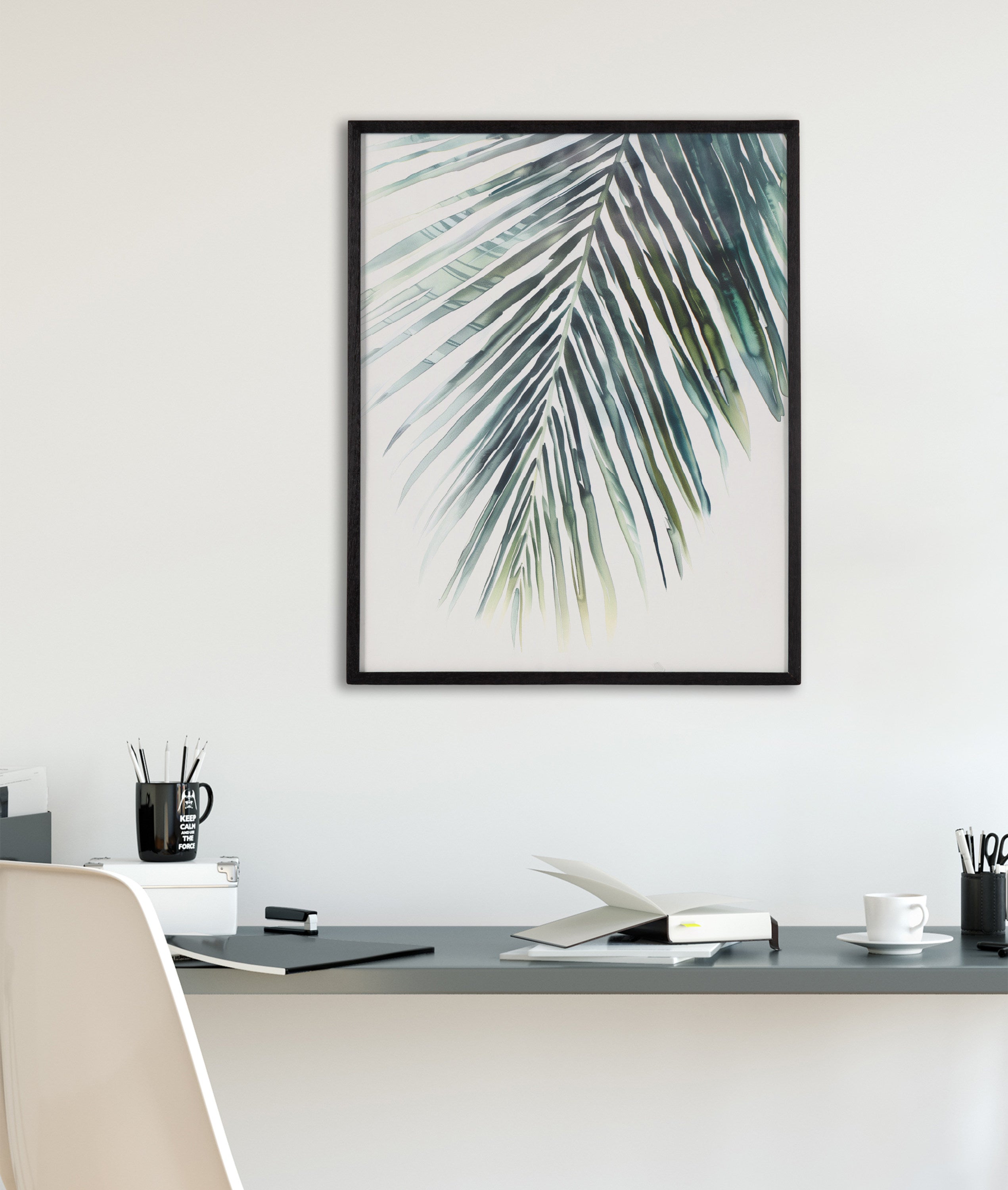 Gallery Tropical Modern Botanical Palm Print by The Creative Bunch Studio