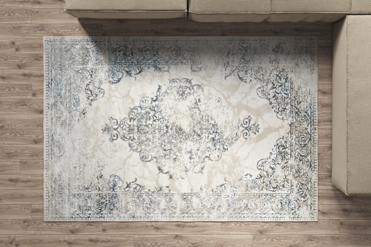 ROY's Home High&Low Pile Area Rugs, Medallion Design