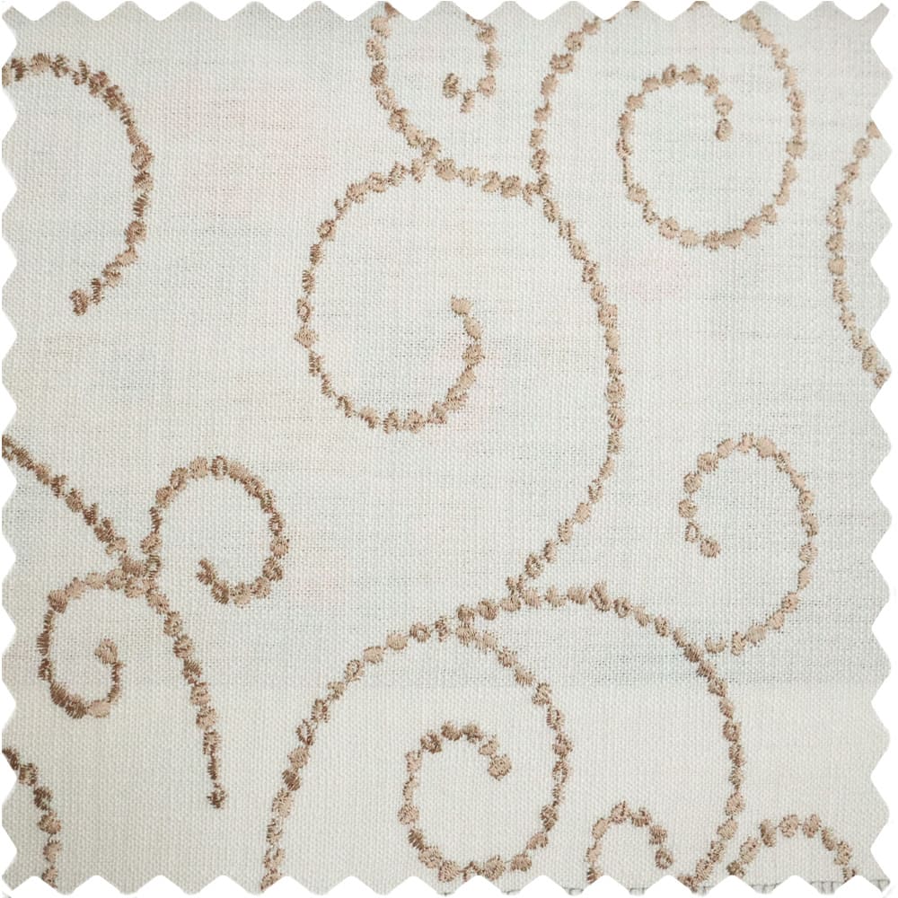 Minta Artistic Branches Embroidered Curtains