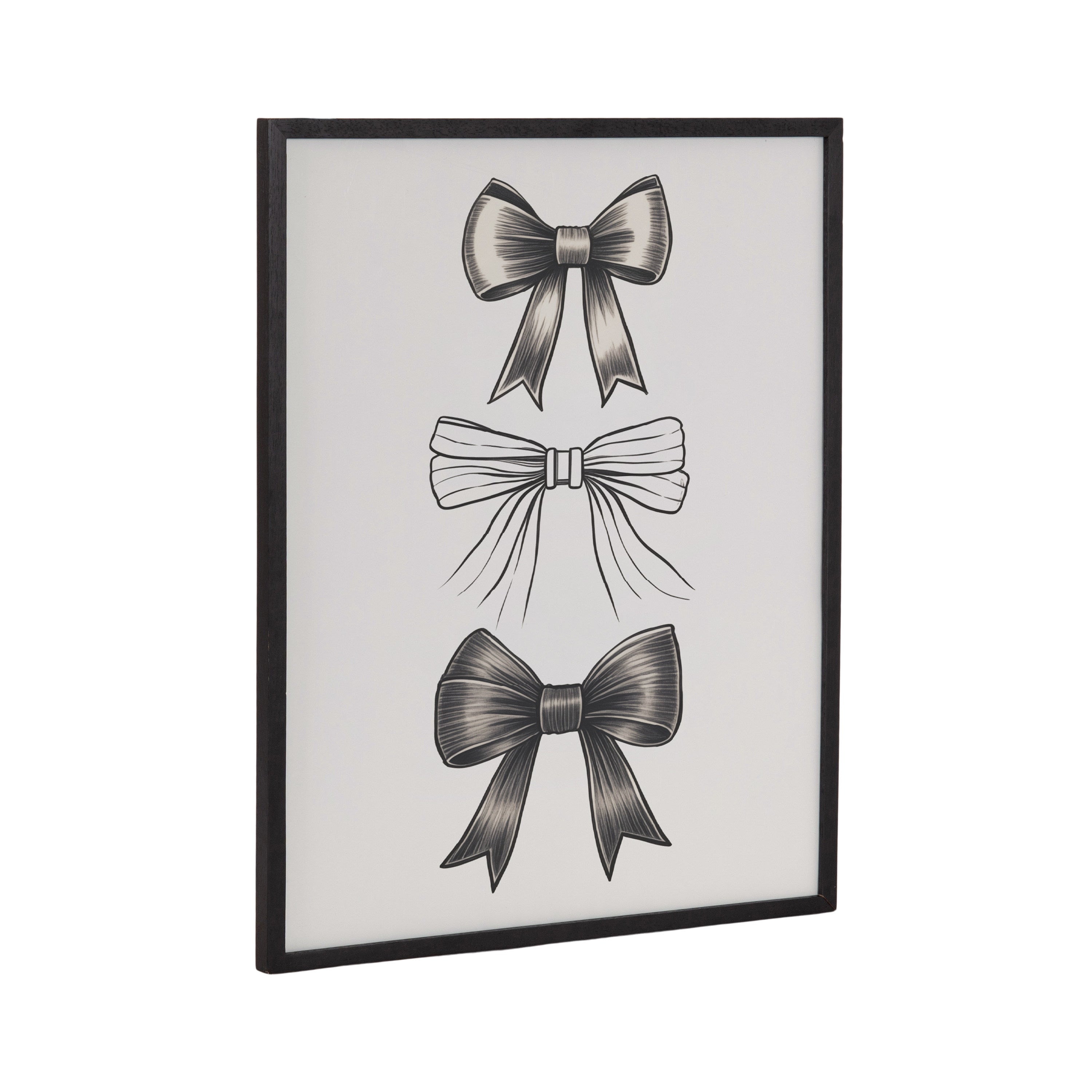 Gallery Coquette Preppy Retro Girly Black Bows Print by The Creative Bunch Studio