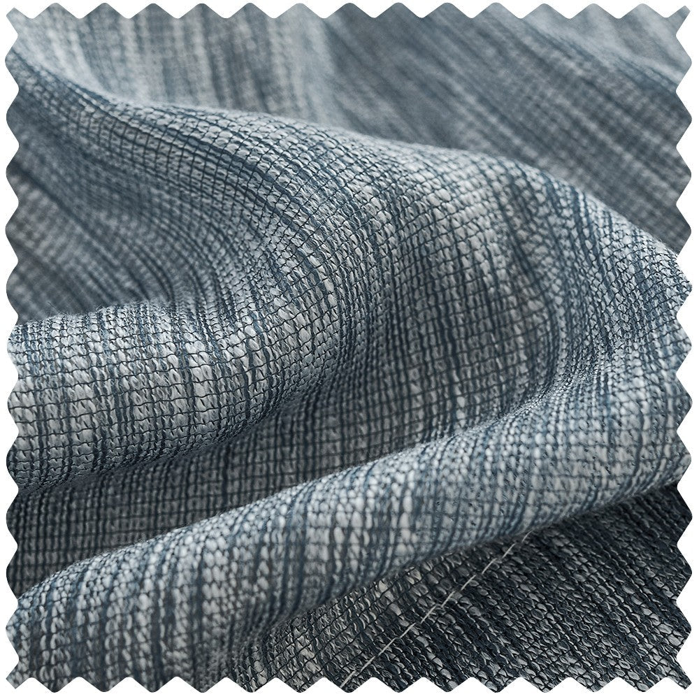 Yadira Light Blue Ombre Textured Sheer Curtains