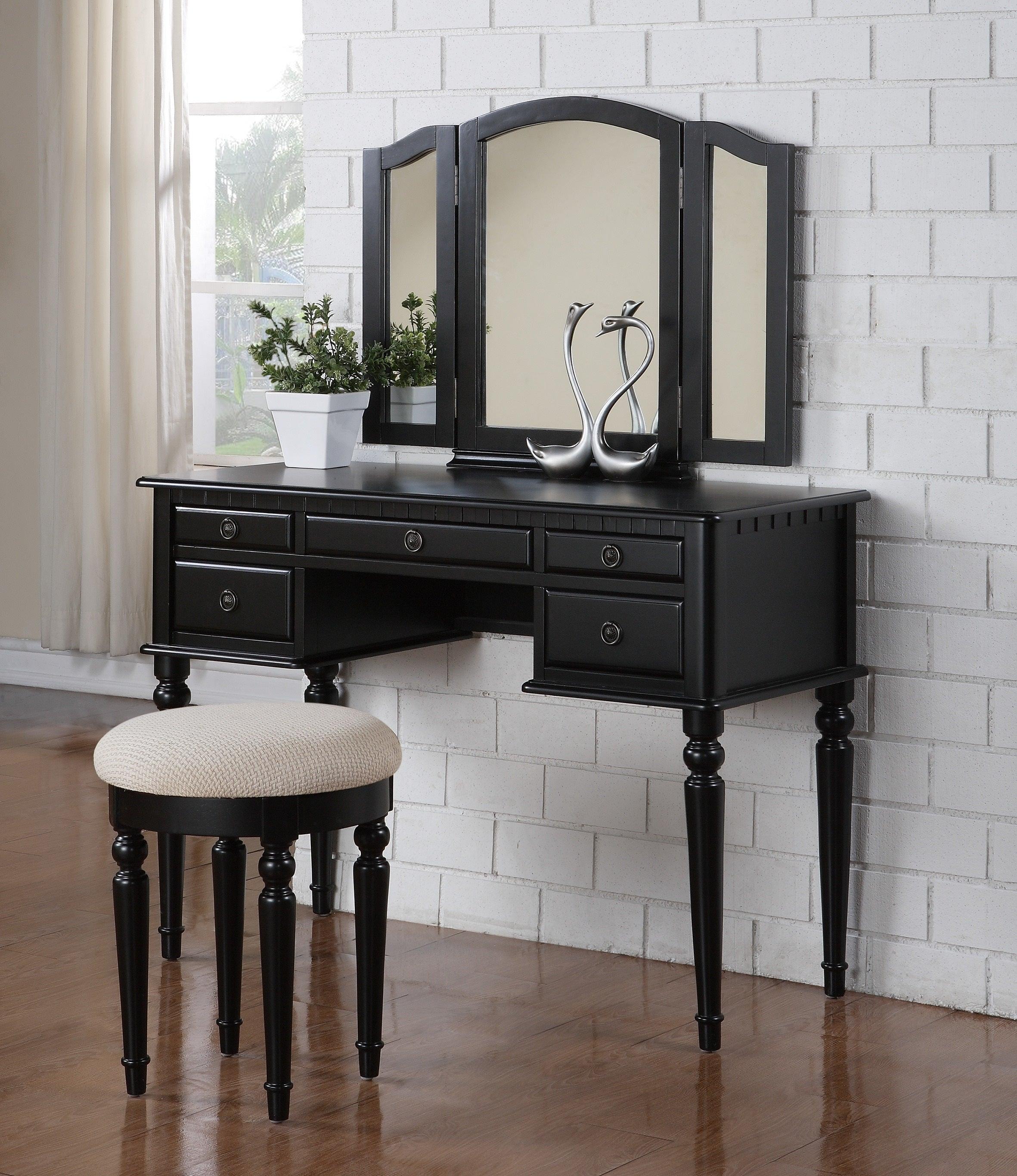 Bedroom Contemporary Vanity Set - PRHOMZ