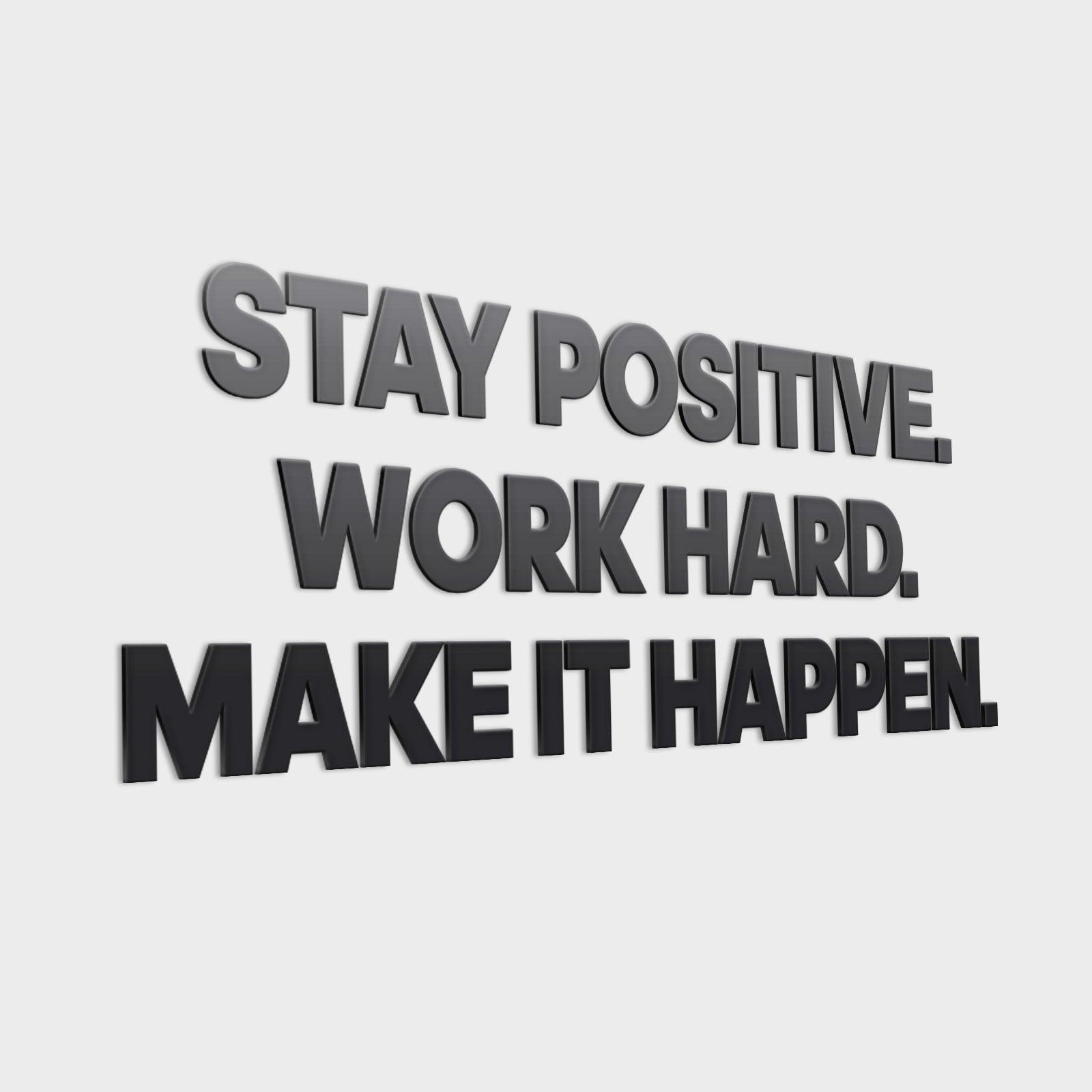 Positive 3D Office Wall Decor - PRHOMZ