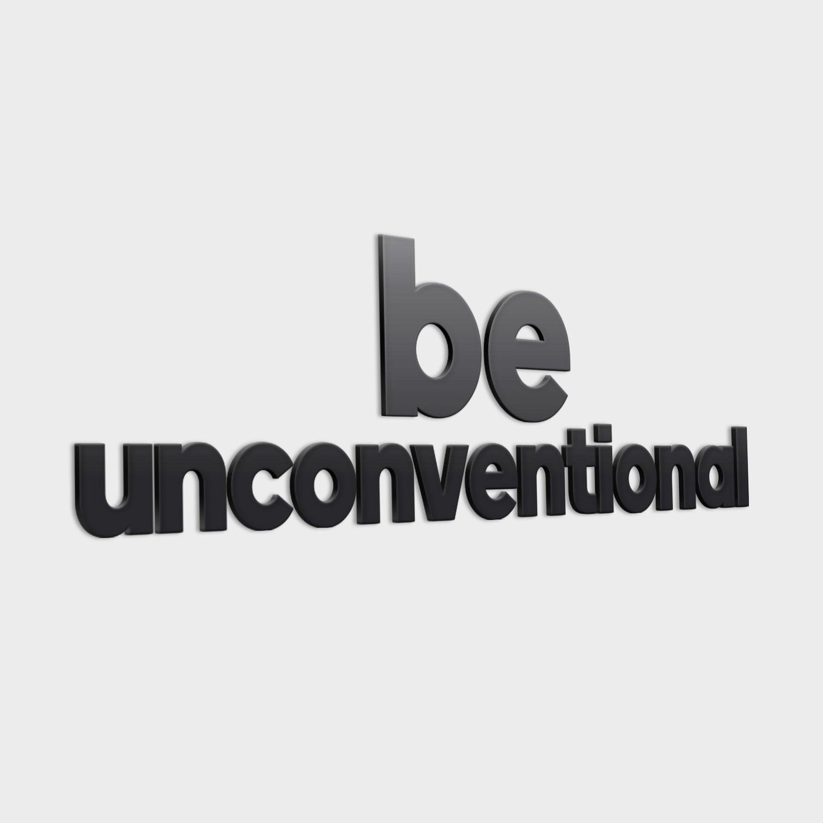 Be Unconventional 3D Office Wall Decor - PRHOMZ