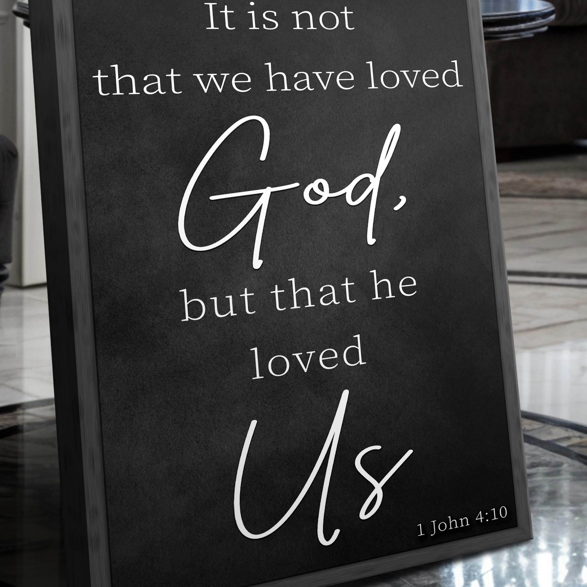 1 John 4:10 Faith Sign V