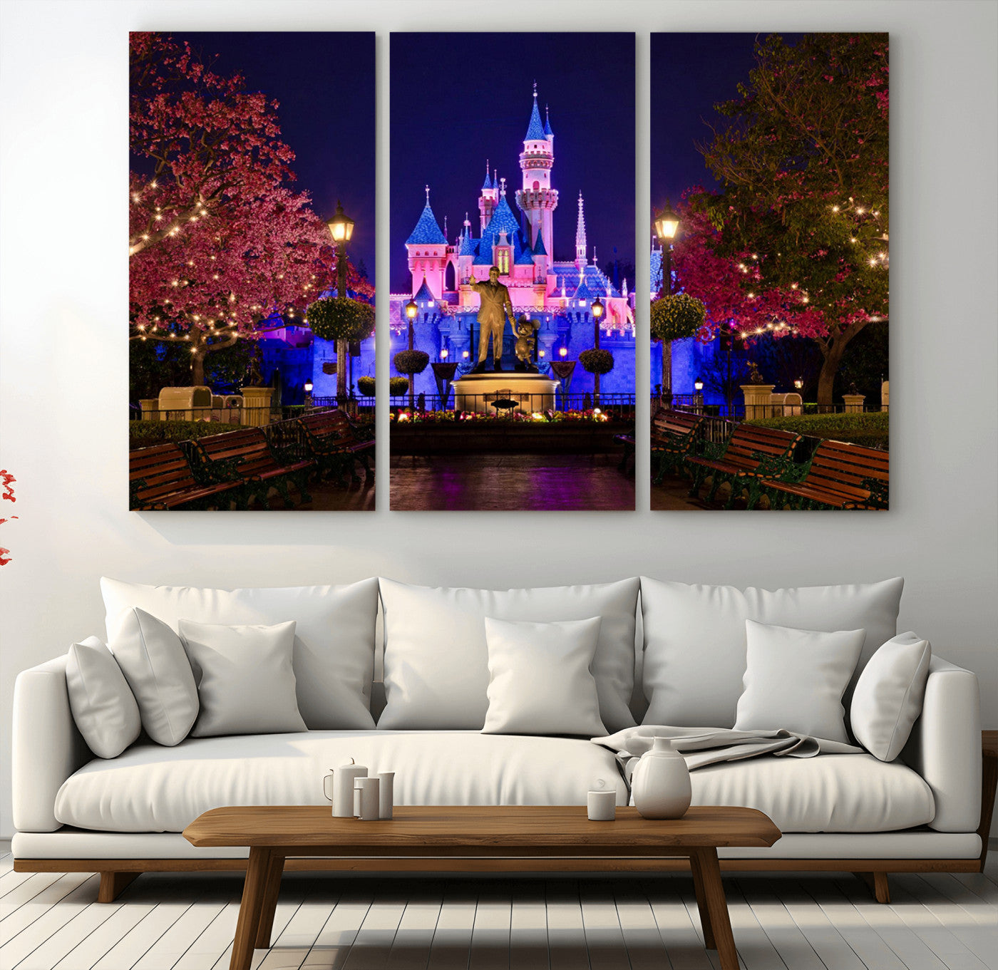 Castle Large Wall Art Disney Magic Kingdom Kids Room Decor -