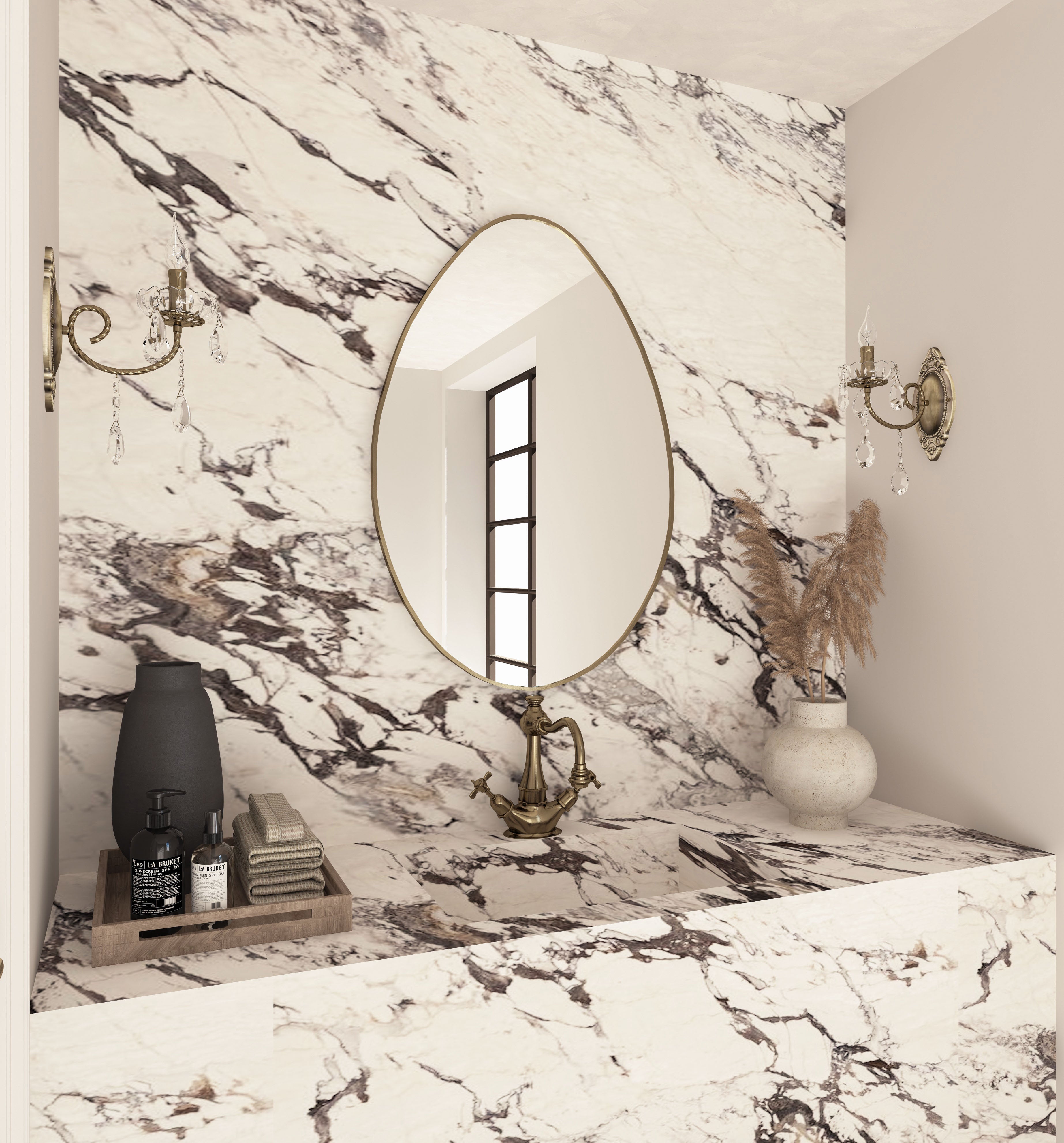 Jupiter Irregular Design Mirror
